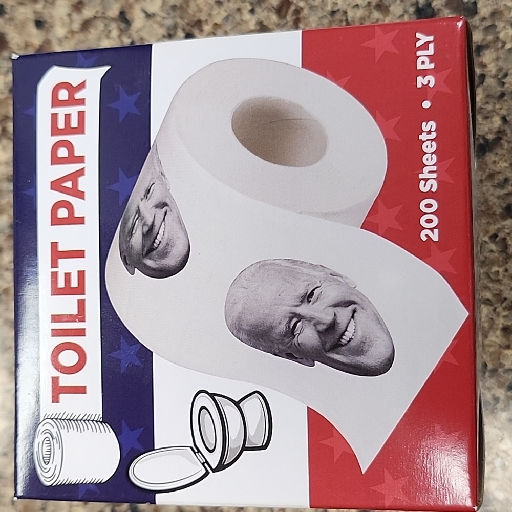 Joe Biden Toilet Paper gag gift New